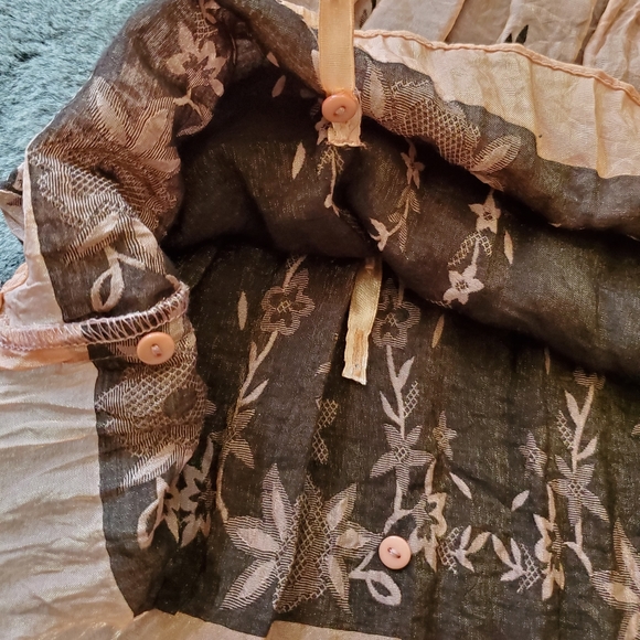 ANTHROPOLOGIE LAPIS GIRL BOHO DRESS / TOP / SKIRT 6/6X - Picture 7 of 9